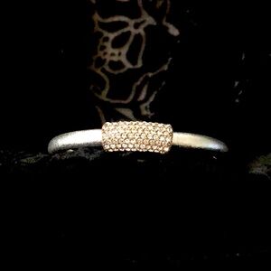 Brighton Collectible Woodstock Rope Bracelet with Crystal Charm